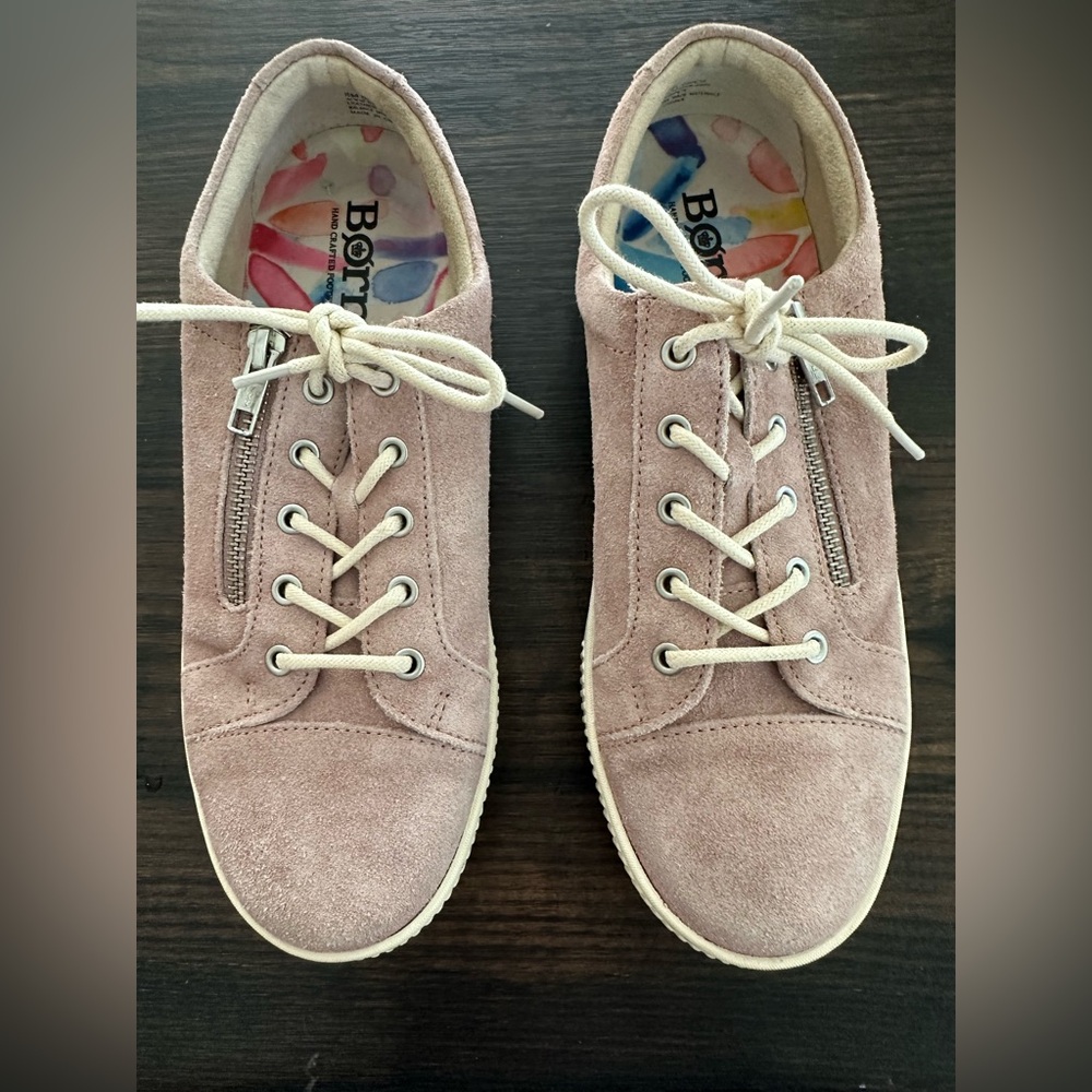 Born Pink Sneakers with White Soles